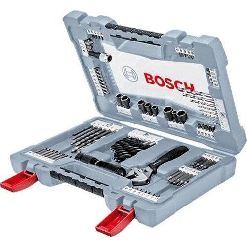 Bosch X-Line Premium 91 Parça Delme ve Vidalama Ucu Aksesuar Seti 2608P00235